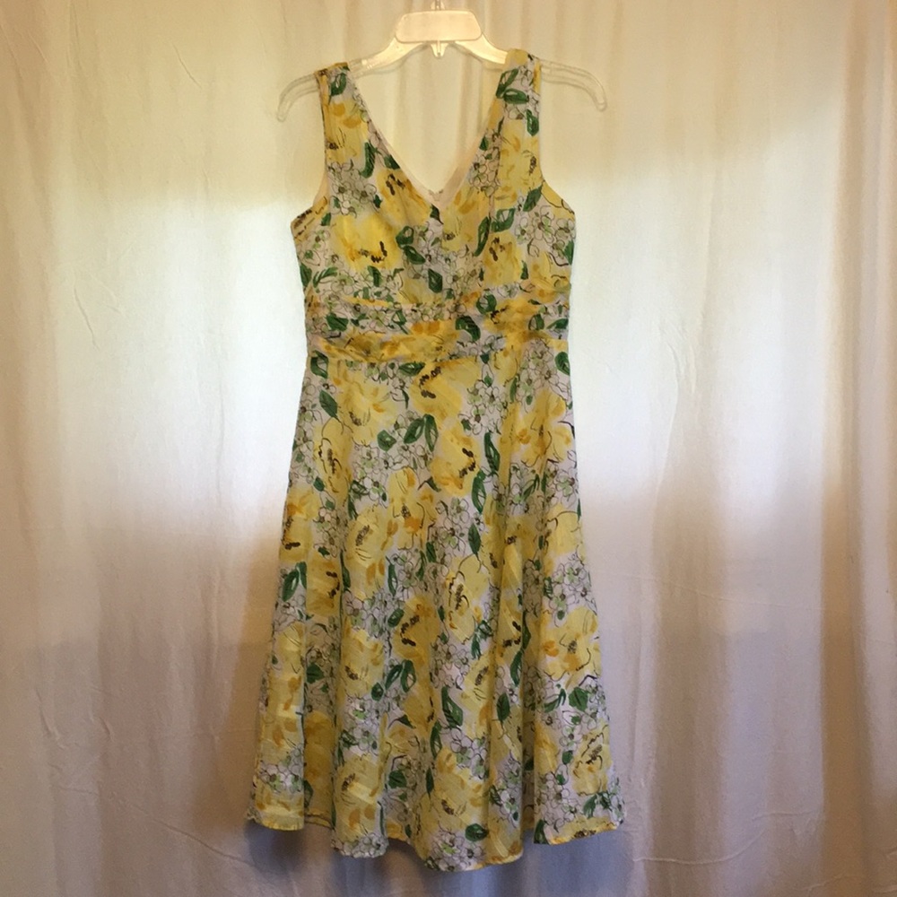 Yellow Floral Dress
